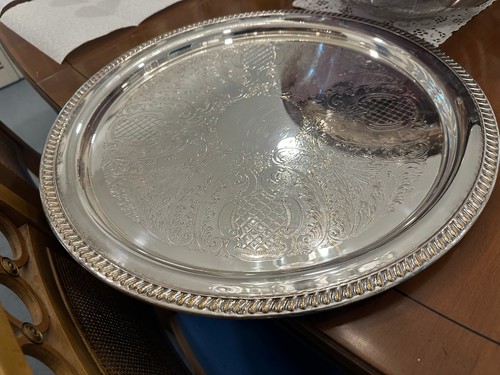 Silver plated inch round - 18,