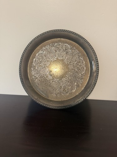 Vintage silver plate serving - vintage,